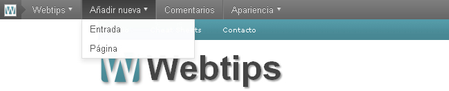 Barra de Administración (Admin Bar) en WordPress 3.1