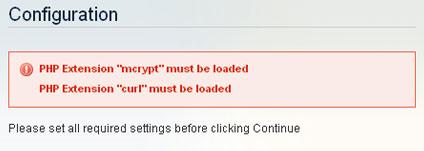 curl-mcrypt-must-be-loaded