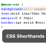 CSS Shorthands