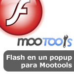 Multibox: flash en un popup para Mootools