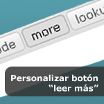 Personalizar boton "leer más"