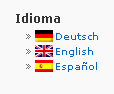 Selector de idiomas